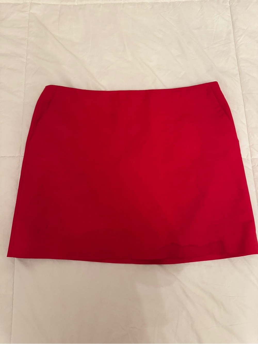Zara Classic Red Women's Mini Skirt Large